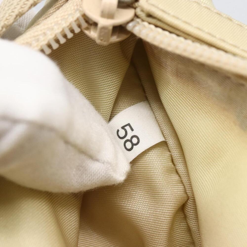 PRADA Accessory Pouch Nylon Ivory Silver Auth 160936 - Picture 12 of 16